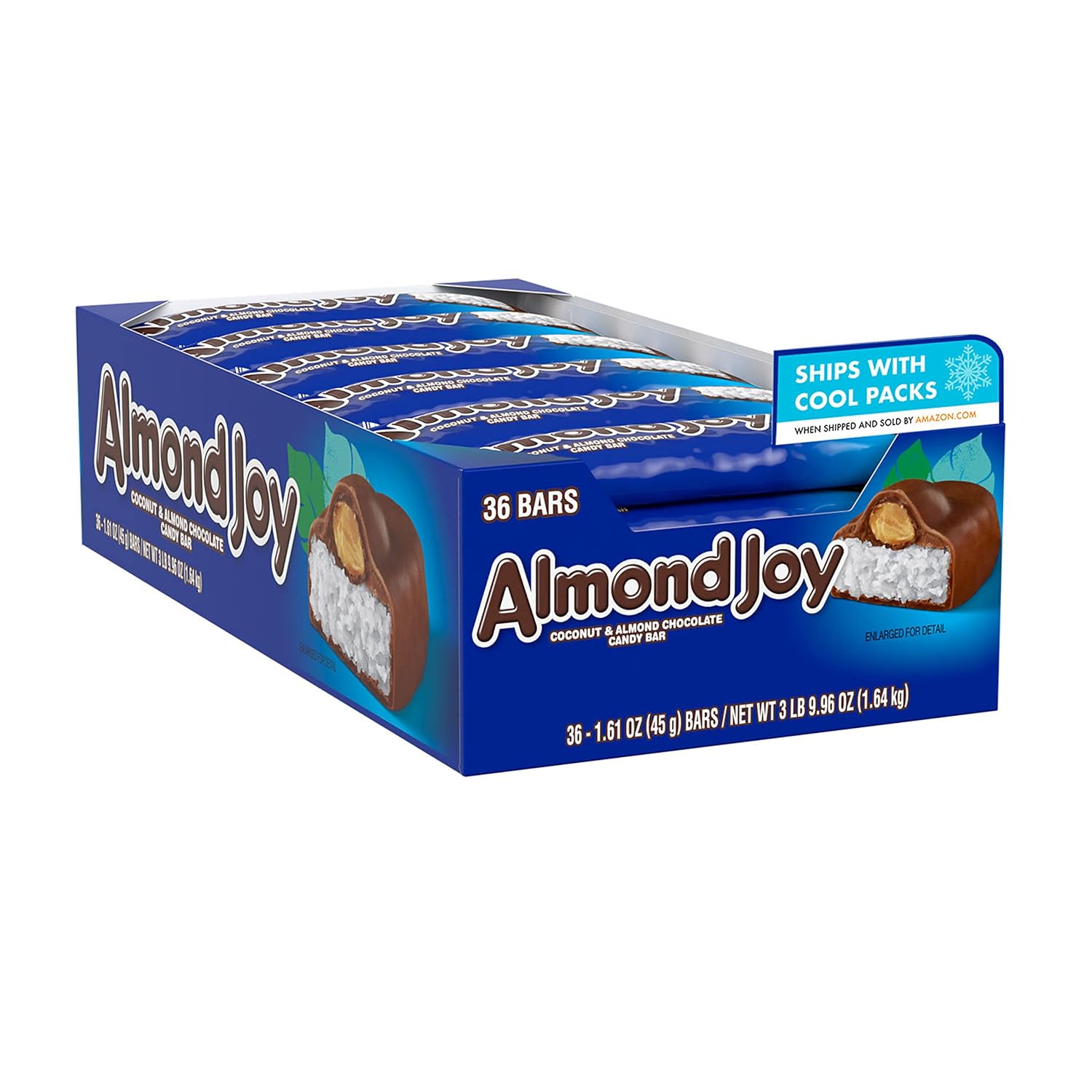 ALMOND JOY Coconut and Almond Chocolate Candy Bars