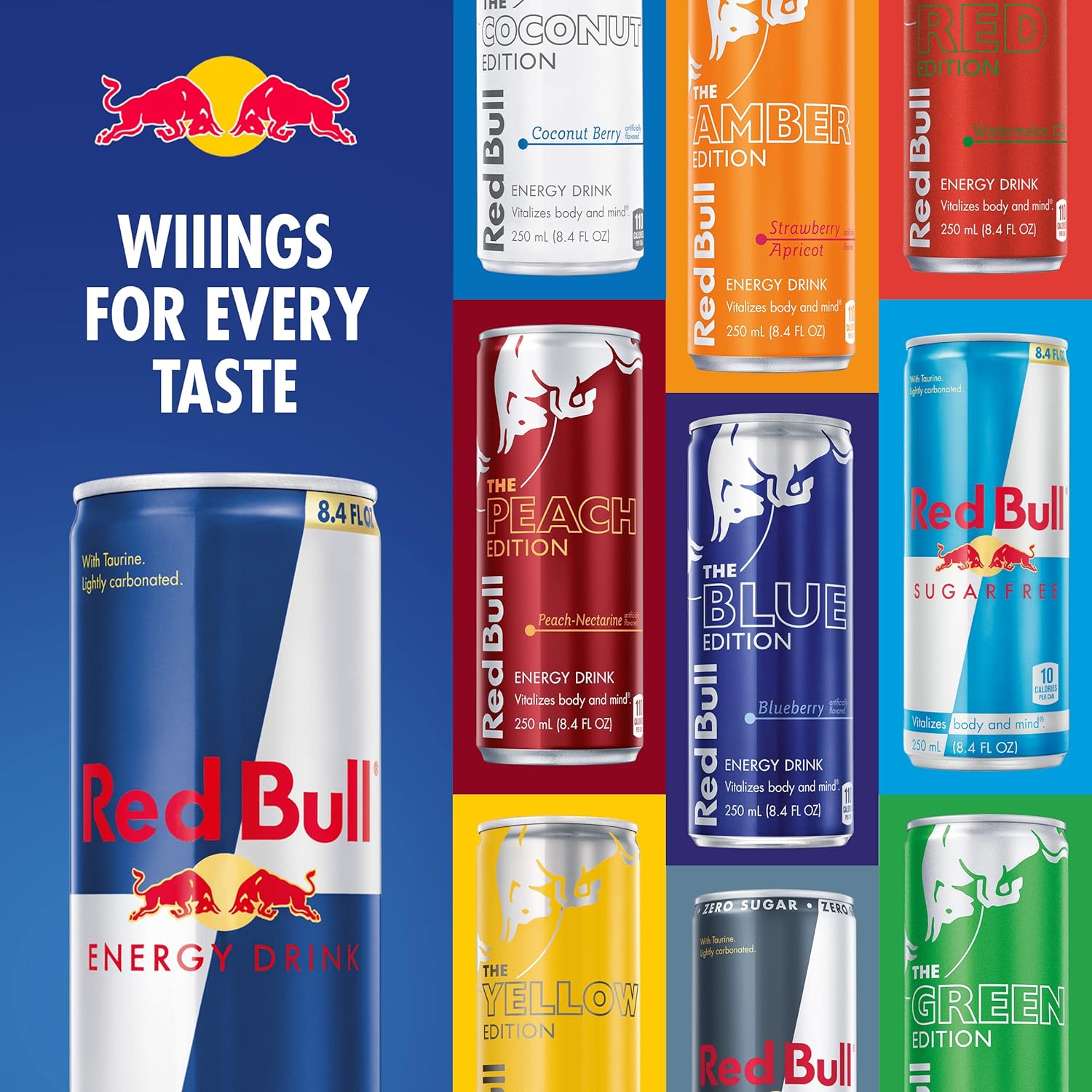 Red Bull Energy Drink, 8.4 Fl Oz, 24 Cans, 4 Count (Pack of 6) - Image 3