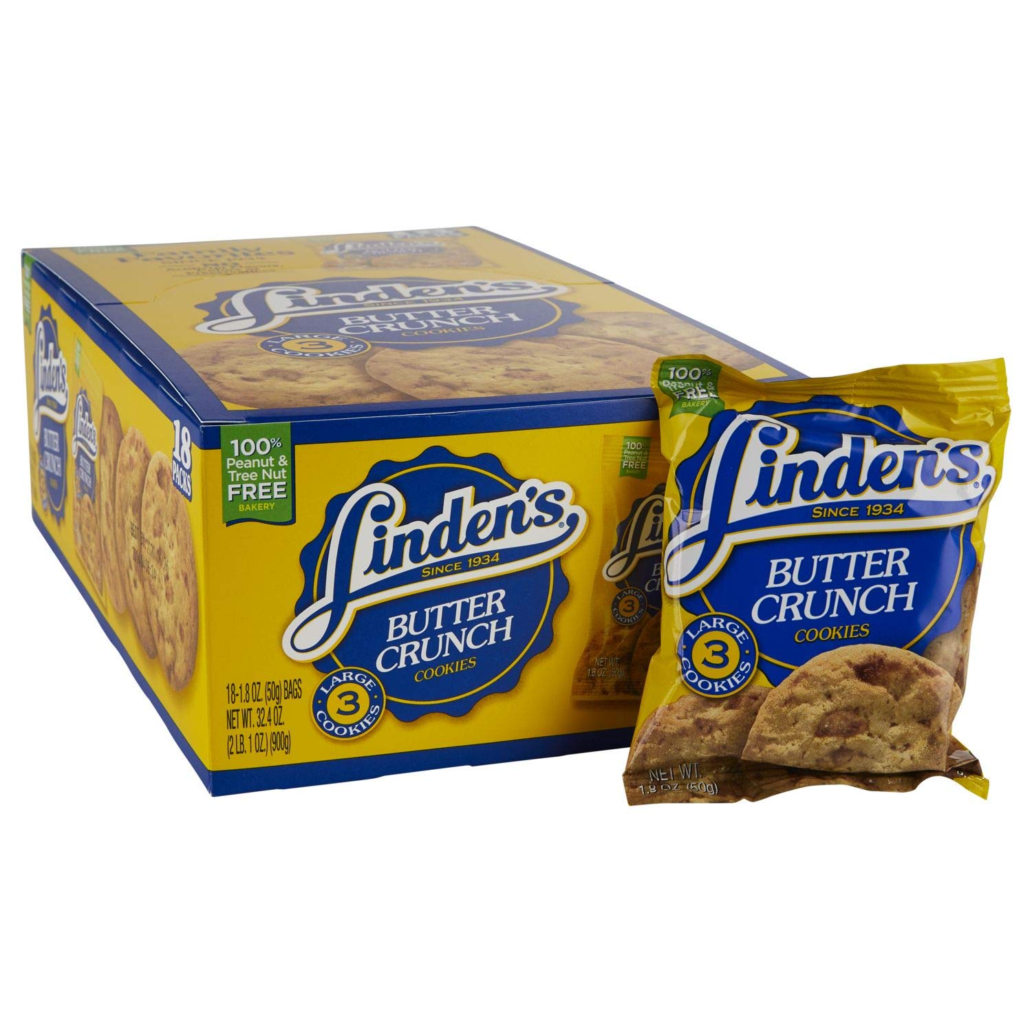 Linden Butter Crunch Cookies - 18 ct. - Image 2