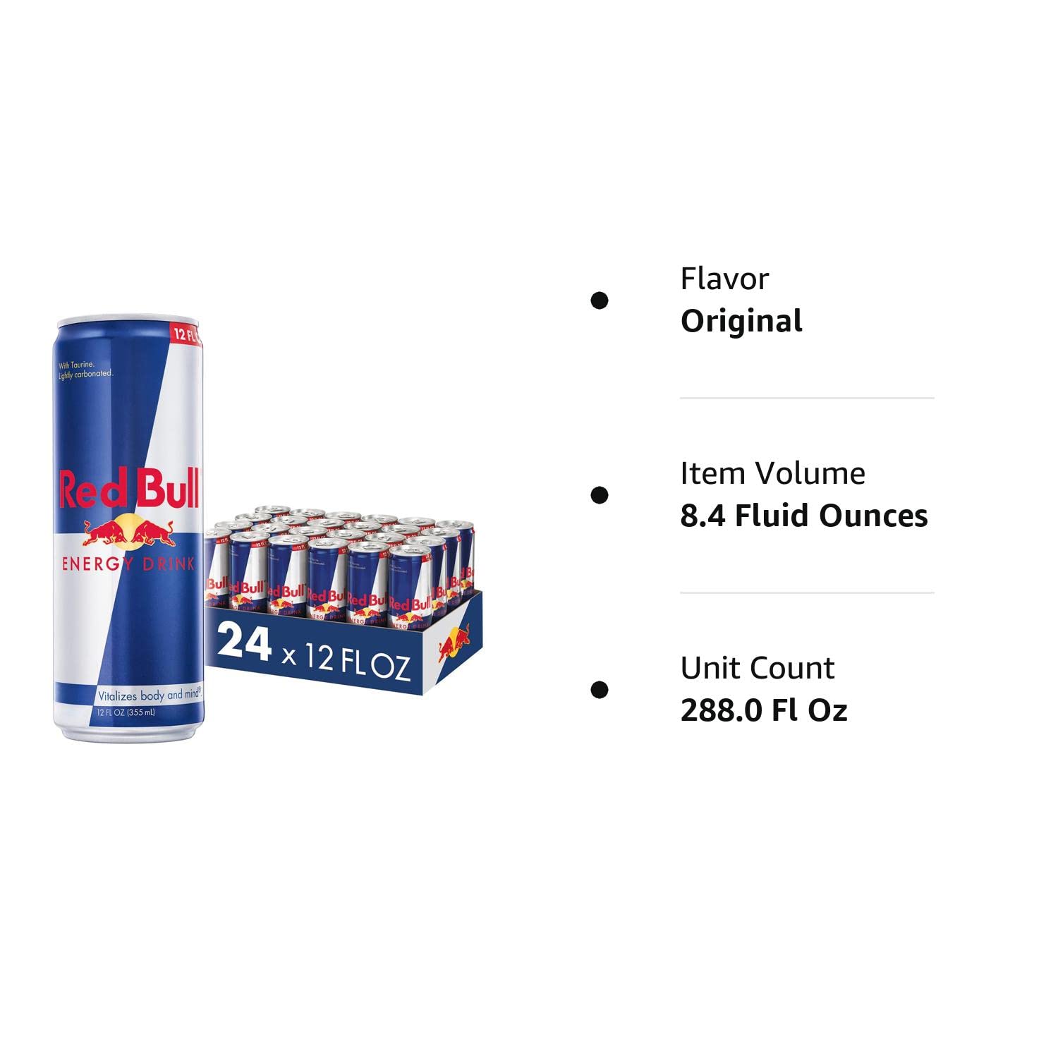 Red Bull Energy Drink, 12 Fl Oz, 24 Cans - Image 3