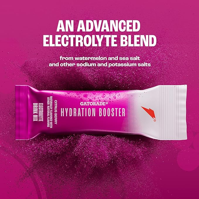 Gatorade Electrolyte Booster | Citrus Berry | Rapid Hydration Mix Packets - Image 3